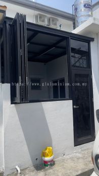 Heavy duty casement window ( folding) 3 panels @Residensi Mamanda, Jalan Tiung 5, Telok Panglima Garang, selangor 