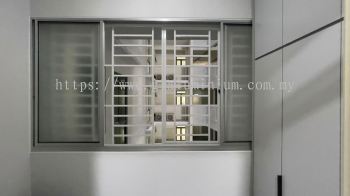 sliding windows 4 panel @Opal Residence, Mutiara Heights, Kajang 