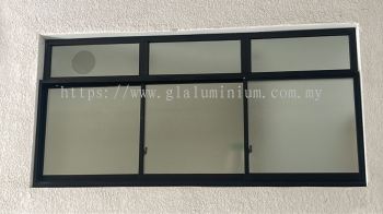 sliding window 3 panel + above fix glass@Sri Puteri Hill Condominium,Bandar Puteri Puchong,Puchong