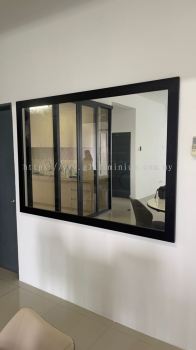 Aluminum frame wall mirror @ Mahkota Garden Condominium,Bandar Mahkota Cheras,Kajang