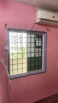 Sliding windows 2 panel @PPR Salak Selatan Block B