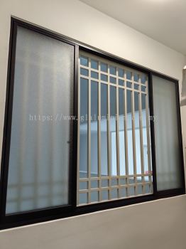 sliding window 4 panel @Residensi Verando,jalan PJS 5/27,Petaling Jaya