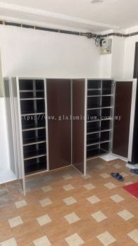 Aluminum silver + aluminum composite panels ( brown)