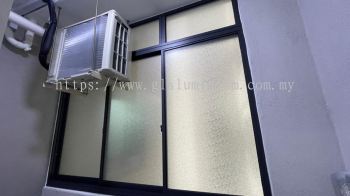 Sliding window 3 panels + Above fix glass @ Akasa Cheras South,Balakong