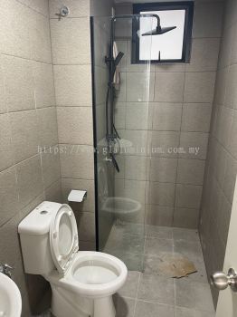 10mm Tempered Clear Glass Fix Panel @Residensi Max