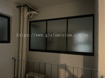 Yard Sliding Window 3 Panel @Alira Residences,metropark Subang Jaya