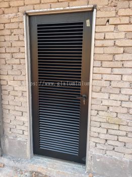 Aluminium Louvre Swing Door 1 Panel @Tropicana Driving Range,Joan TR 8/3,petaling Jaya 
