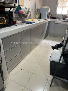 Aluminium Cabinets Swing Door @jalan BU 1/4,bandar Utama Damansara,PJ
