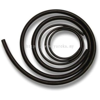 Silicone Rubber Cord Black Color