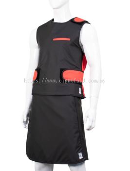 INFAB Revolution 903 Vest and Skirt Full Wrap Double Side Full Overlap Lead Free Apron