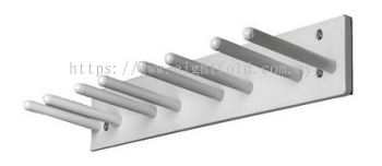 Wall Mounted Apron Rack - Short Pegs