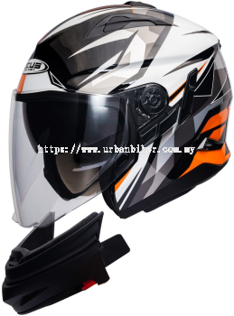 ZEUS ZS-613-Solid Black AJ13 Orange White