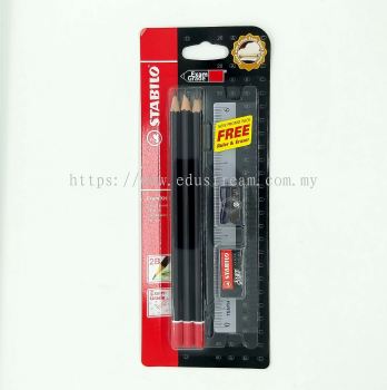 Stabilo MIcro 288 Exam Grade 2B Pencil 6's