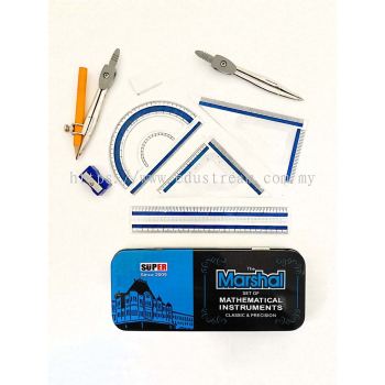 SUPER THE MARSHAL SET OF MATHEMATICAL INSTRUMENTS CLASSIC& PRECISION