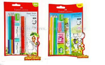 FABER CASTELL LITTLE FLUFFY / HAPPY JUNGLE WRITING SET