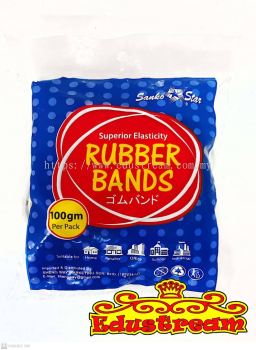 Sanko Star Rubber Bands (100gm per Pack)