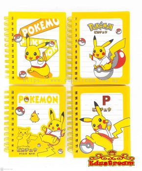 POKEMON SPIRAL NOTEBOOK A7 P7204 (3 IN 1 PACK)