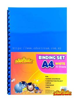 Edustream Binding Set / Project Paper A4 White 30 Sheets