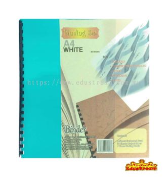 Binder Binding Set / Project Paper A4 White 30 Sheets