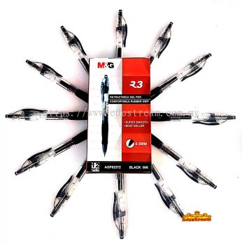 M&G R3 Gel Pen 0.5mm Black (12Pcs/Box)
