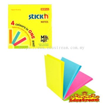 Hopax Mix Color Sticky Note / Stick On Note 50 Sheets (3x3inch / 76x76mm)