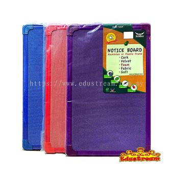 WriteBest Plastic Frame Notice Board / Foam Board