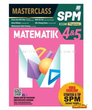 Masterclass Spm Matematik Tingkatan 4&5