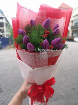 Tulips Hand Bouquet