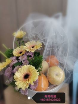 Flower And Fruits Basket 01