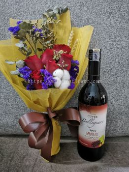 Red Wine + Flower