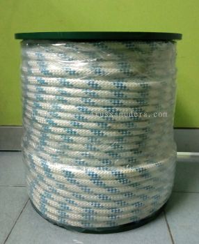 Polyester Rope EQUINOXE White with Blue Fleck 12 mm diameter x 200 Mtr