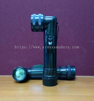 Flashlight Black Angle Heaf with Extra Lenses