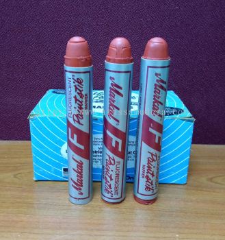 MARKAL PAINTSTIK MARKERS FLOURESCENT RED 