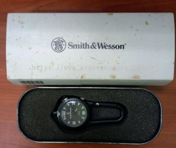 BLACK SMITH & WESSON CARABINER LED WATCH