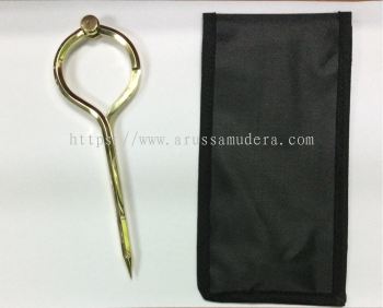 7 INCH FULL BRASS ROUND DIVIDER WITH CLOTH COVER