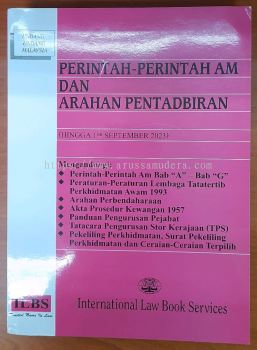 PERINTAH-PERINTAH AM DAN ARAHAN PENNTADBIRAN 2023