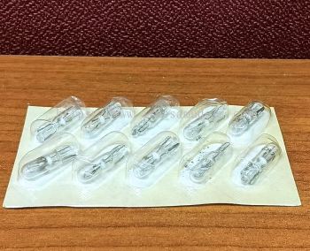 RS 578-323 5mm WEDGE BASES FILAMENT LAMPS 28V  40mA 