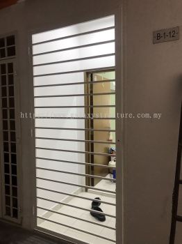 To Fabrication, Supply and Install Powder Coated Door Grille - Klang