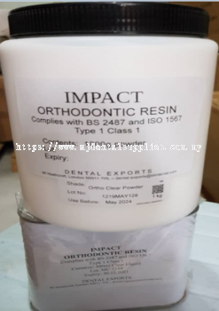 IMPACT ORTHO RESIN SET, (POWDER + LIQUID), IMPACT (UK)