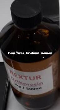 ORTHO RESIN LIQUID, SHADE: PINK/CLEAR, REXTUR (UK)