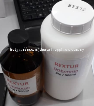 ORTHO RESIN SET (POWDER+LIQUID), REXTUR (UK)