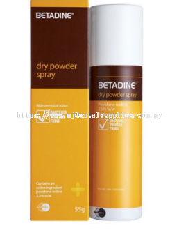 BETADINE DRY POWDER SPRAY 2.5%