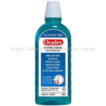 ORADEX ANTIBACTERIAL MOUTHWASH - 750ml