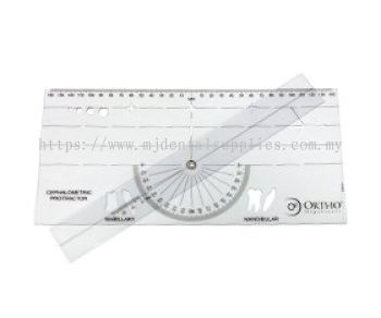 CEPHALOMETRIC PROTRACTOR AND TEMPLATE #633-013