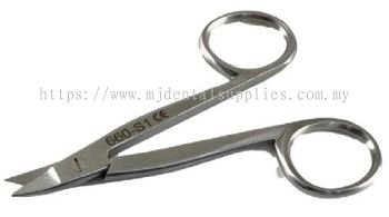 S-CURVED CROWN SCISSORS #PL-660-S1