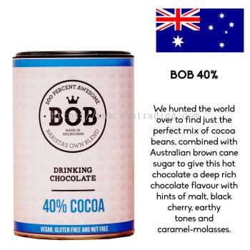 Fraus BOB 40% Cocoa Drinking Chocolate 250g (Imported from Australia)