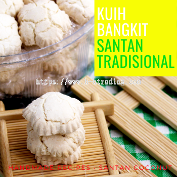 Kuih Bangkit Santan Coconut Milk Cookies