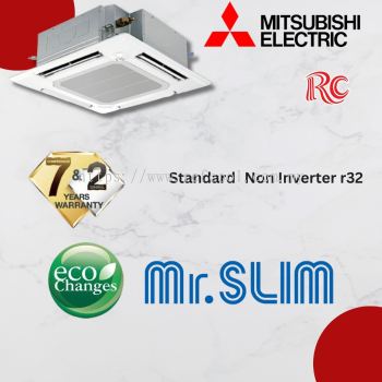 MITSUBISHI STANDARD PL-MBAK Ceiling Cassette Non-Inverter R32