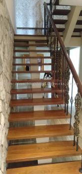 Balau wood staircase