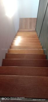 Merbau wood staircase